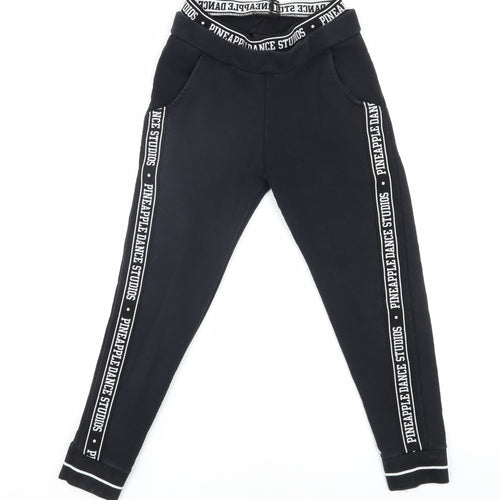 Primark Girls Black Dance Trousers, Size 10-11