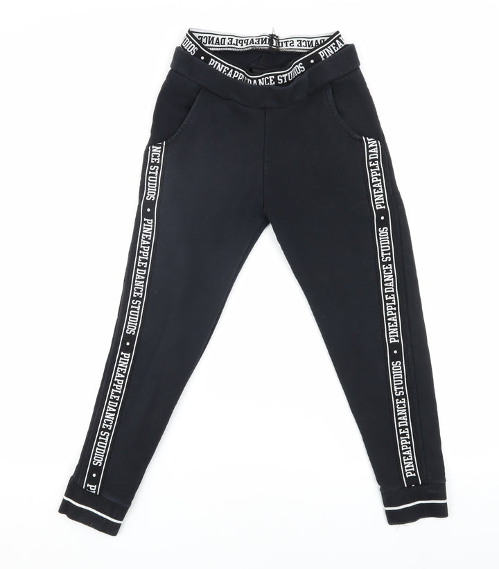 Primark Girls Black Dance Trousers, Size 10-11