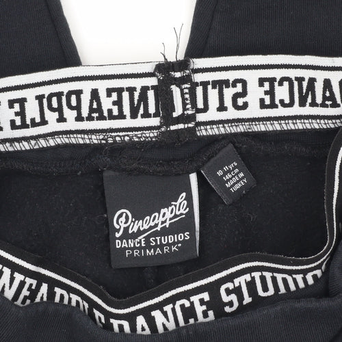Primark Girls Black Dance Trousers, Size 10-11