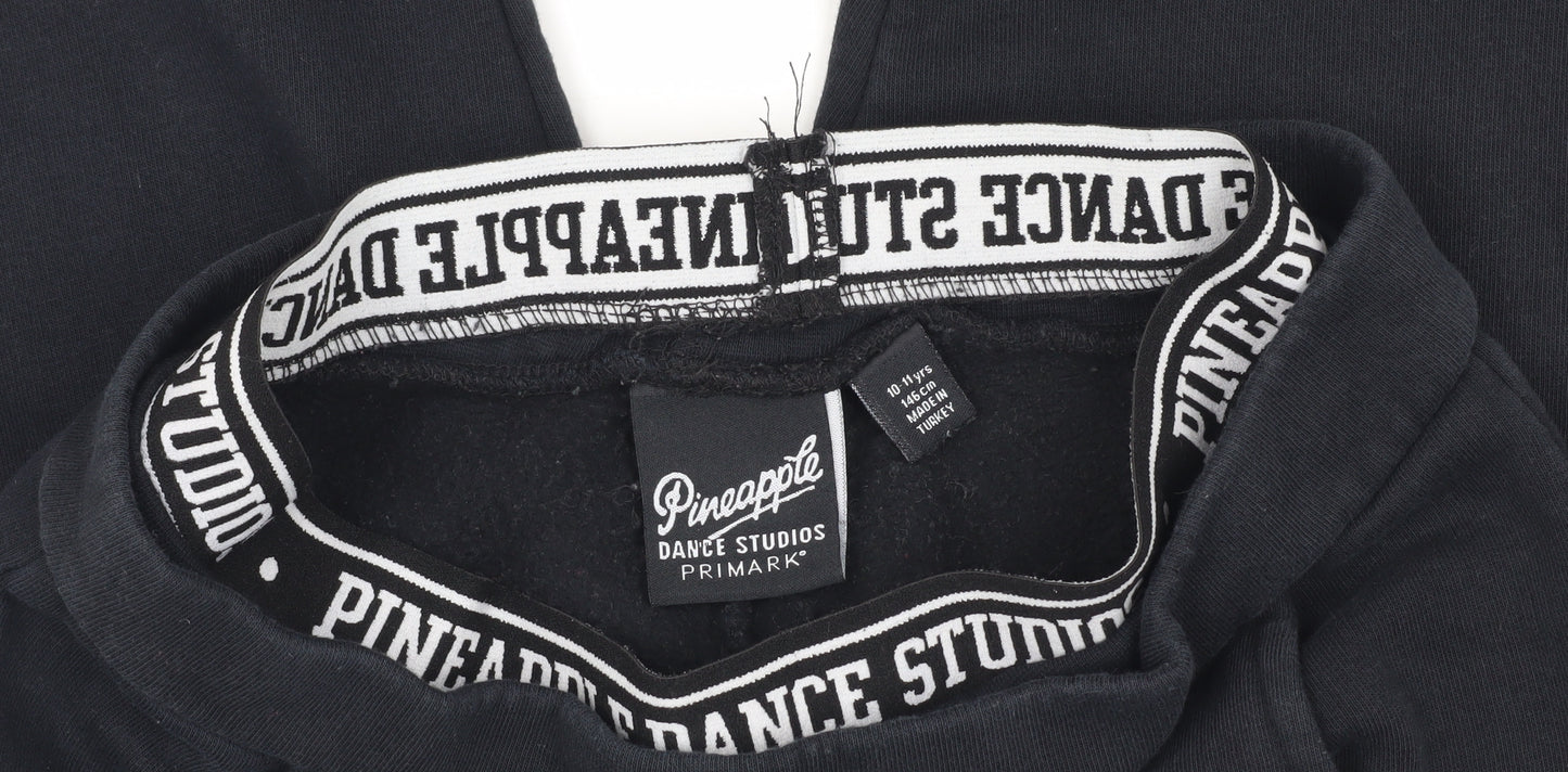 Primark Girls Black Dance Trousers, Size 10-11