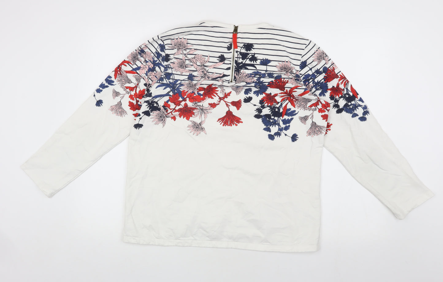 Joules Women's Floral Top Multicoloured UK 14