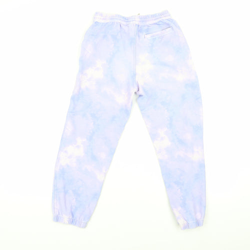 Lands' End Girls Multicoloured Jogger Tie Dye Trousers Size L