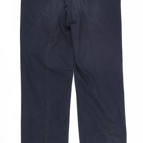 Marks and Spencer Men's Blue Trousers, Size 34