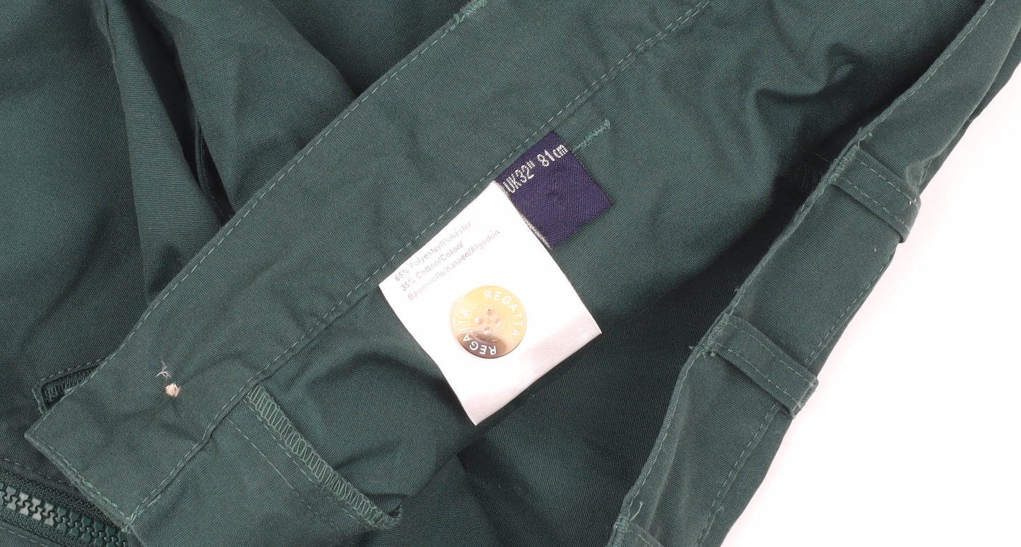 Regatta Men’s Green Cargo Shorts, Size M, Outdoor