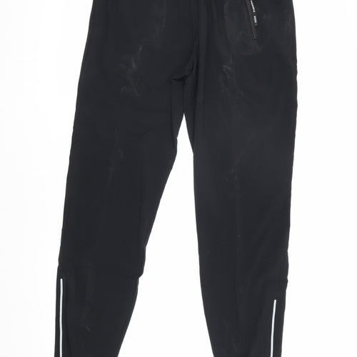 M&S Women's Black Jogger Trousers M - Active Comfort