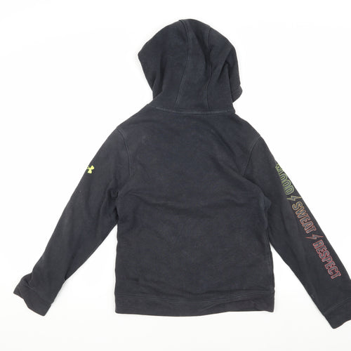Under Armour Boys Black Basic Jacket, Cotton Blend