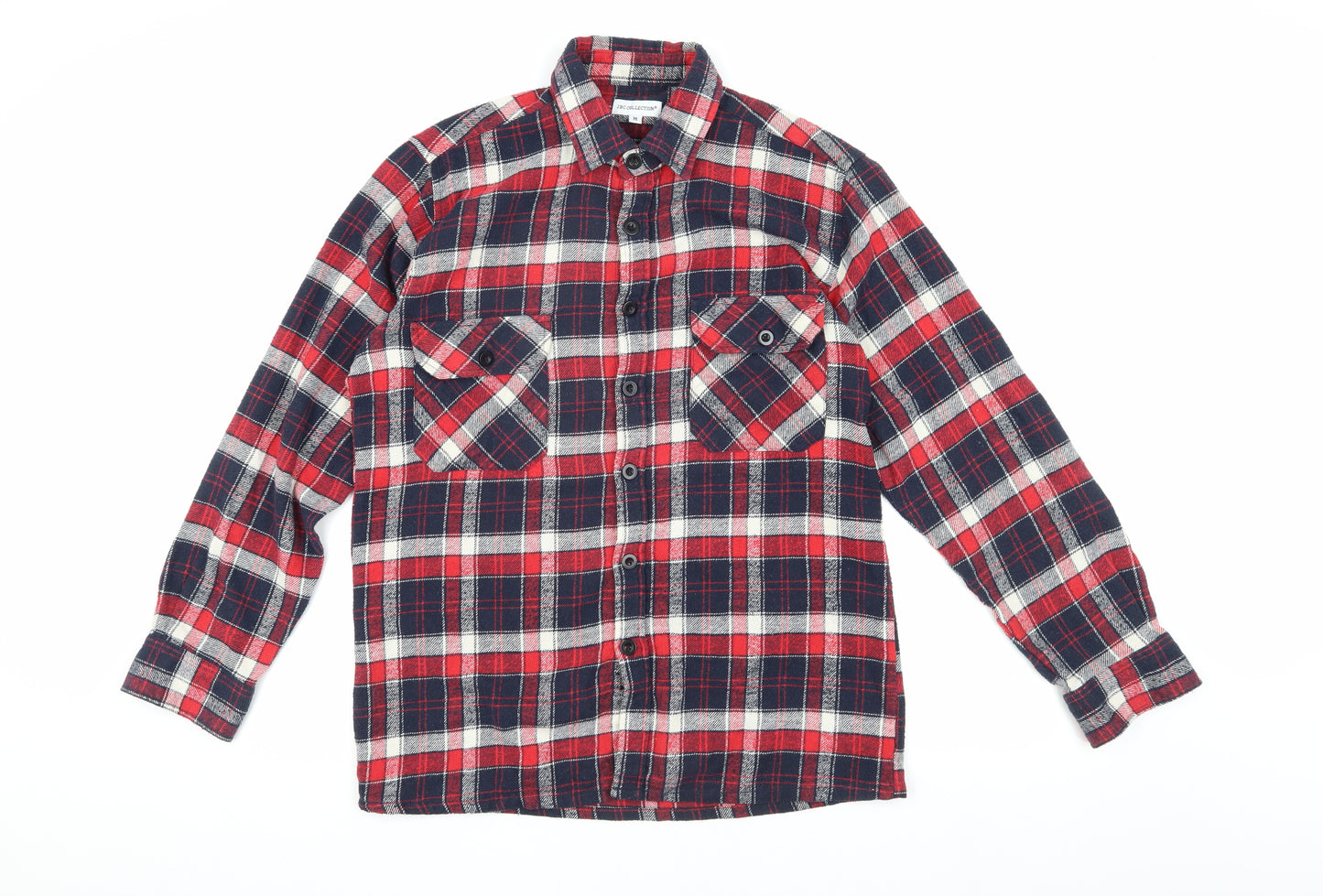 JBC Collection Men's Red Plaid Flannel Jacket M