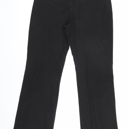 Monsoon Women's Black Straight Trousers Size 16