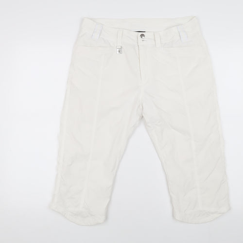 Röhnisch Women's White Cropped Trousers, Size 12