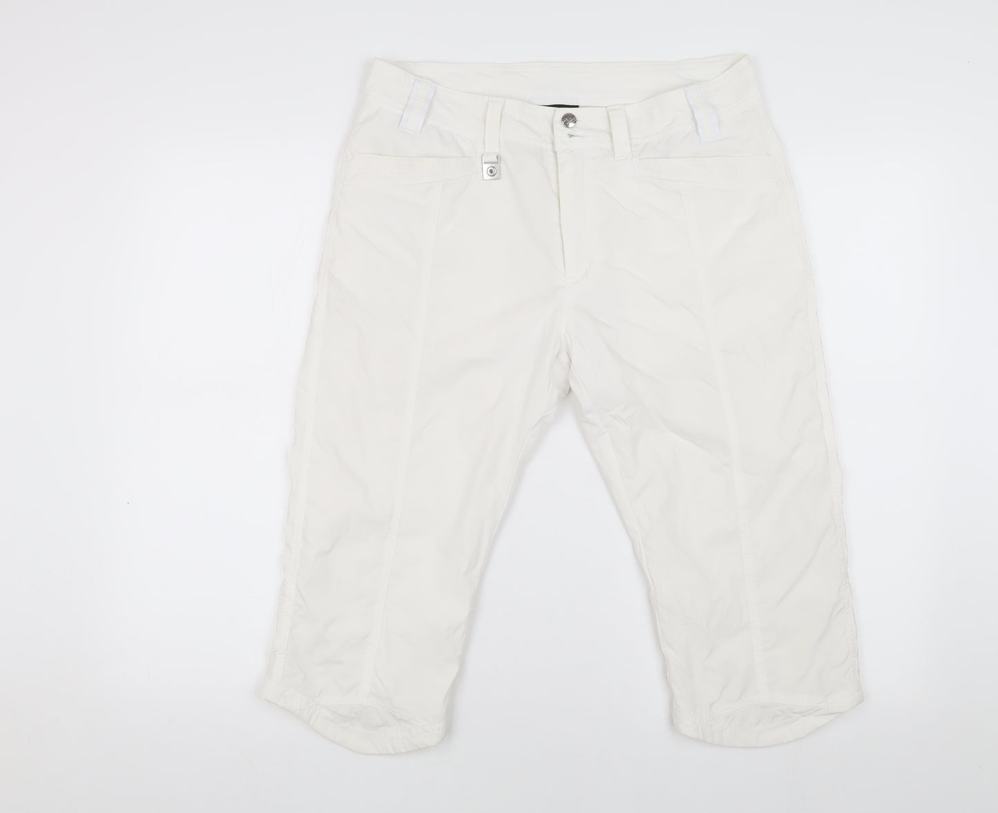 Röhnisch Women's White Cropped Trousers, Size 12