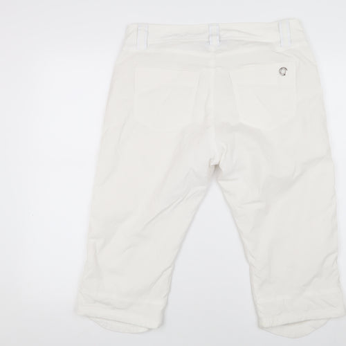 Röhnisch Women's White Cropped Trousers, Size 12