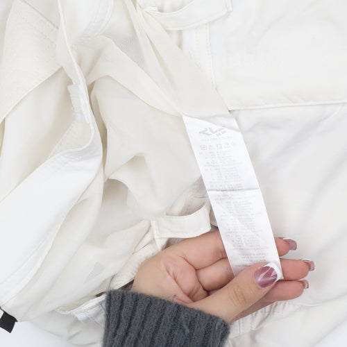 Röhnisch Women's White Cropped Trousers, Size 12