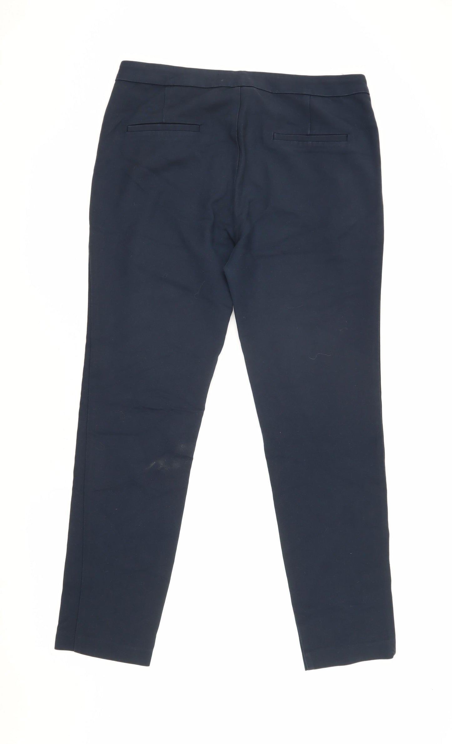 Zara Women’s Blue Straight Leg Trousers L