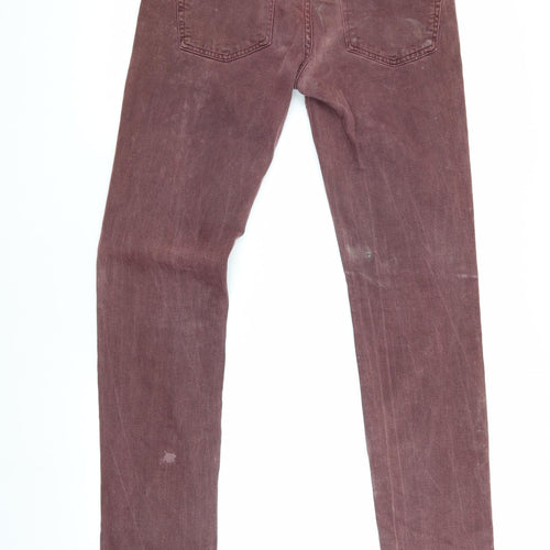Abercrombie & Fitch Women's Red Skinny Jeans Size 29