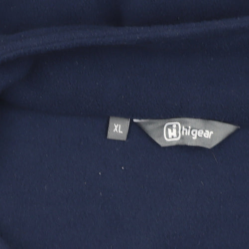 HiGear Men's Blue Fleece Jacket XL - Casual Full Zip