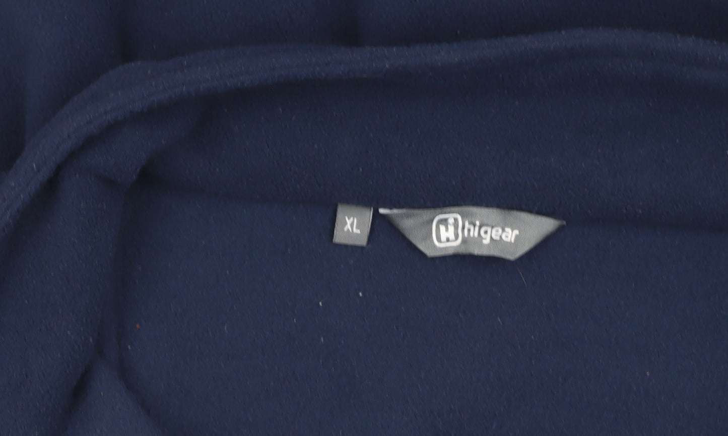HiGear Men's Blue Fleece Jacket XL - Casual Full Zip