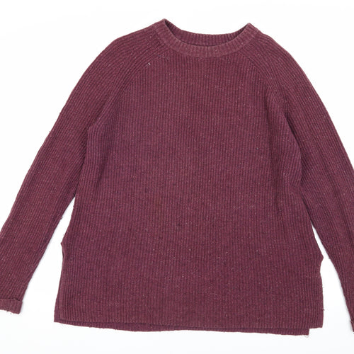 Fat Face Women's Purple Pullover Jumper, Size 12
