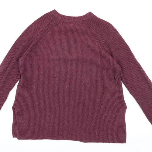 Fat Face Women's Purple Pullover Jumper, Size 12