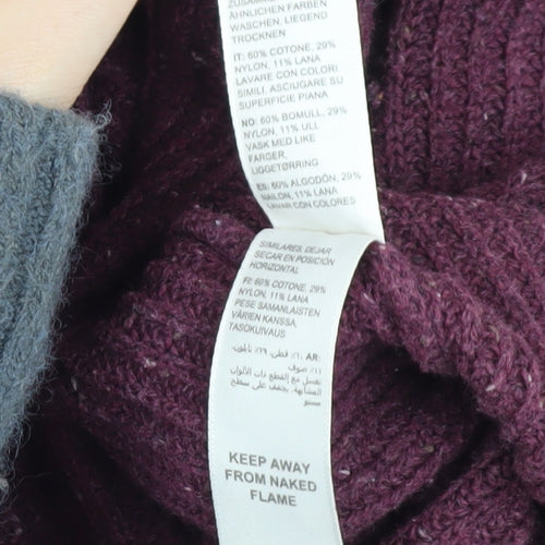 Fat Face Women's Purple Pullover Jumper, Size 12