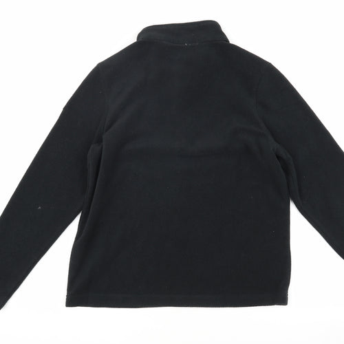 TOG24 Boys Black Fleece 1/4 Zip Sweatshirt - 24 in