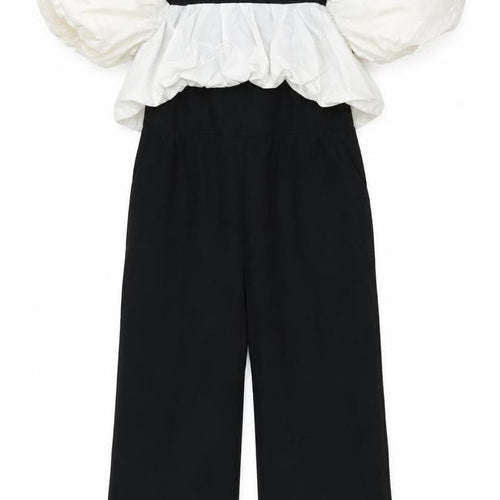Zara Girls Black and White Jumpsuit, Size 10 Years