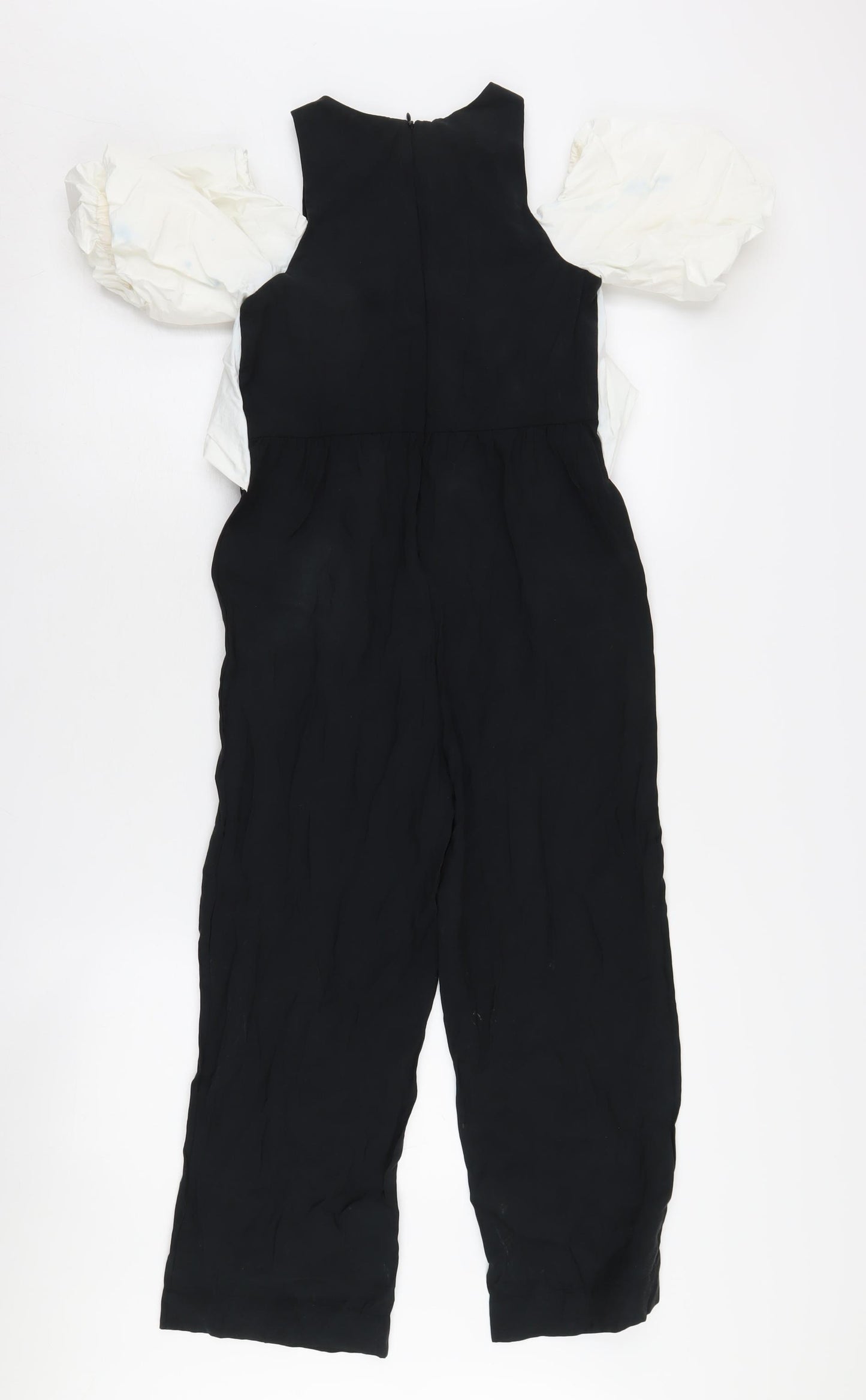 Zara Girls Black and White Jumpsuit, Size 10 Years