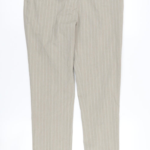 Van Heusen Women's Beige Chino Trousers Size 8