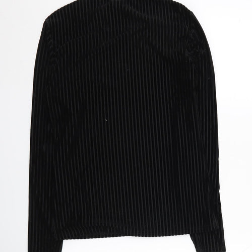 Noisy May Women's Black XS Striped Top