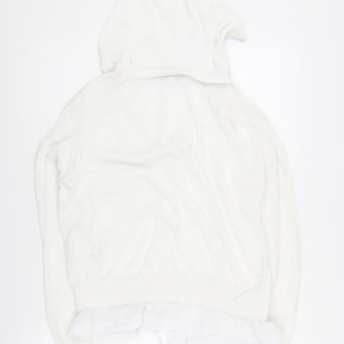 Next Women's White Hooded Jumper Size 12