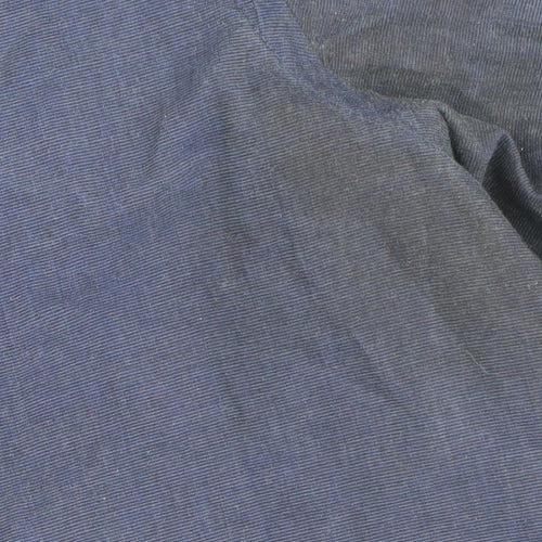 Savile Row Men's Blue Slim Fit Long Sleeve Shirt 15.5