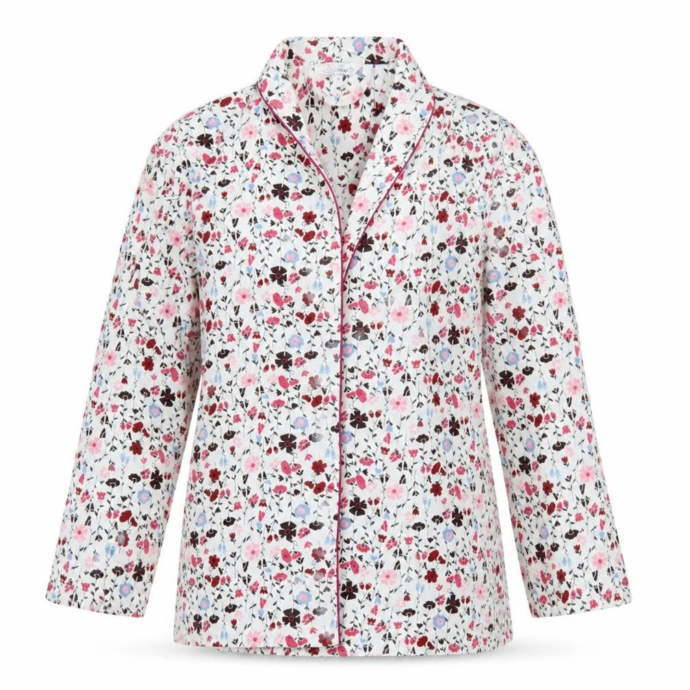 Front view of Cotton Real Women's Multicoloured Floral Jacket S