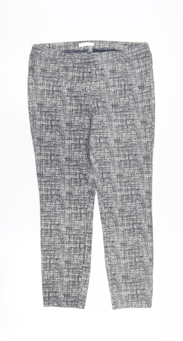 Dalia Women's Multicoloured Cropped Trousers Size 8