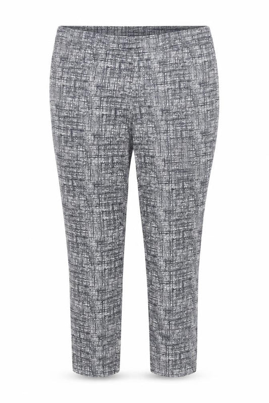 Front view of Dalia Women's Multicoloured Cropped Trousers, size 8