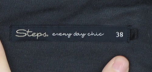 Steps Women's Black Pencil Skirt Size 10 Chic Style