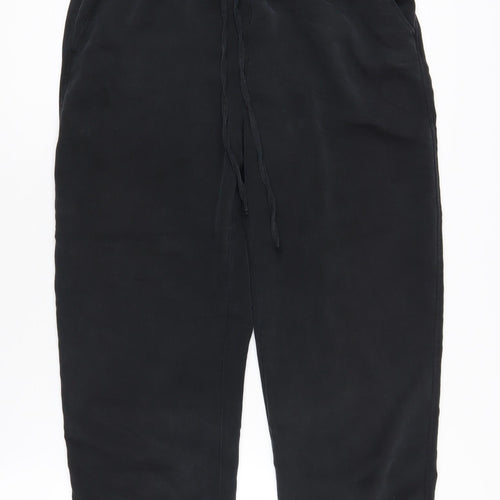 H&M Women’s Black Jogger Trousers, Size S, Relaxed Fit