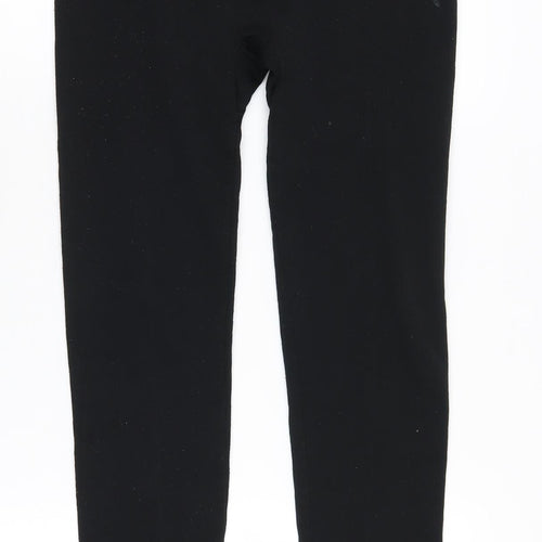 Quiz Women's Black Zipped Pocket Leggings M