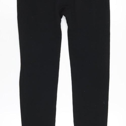 Quiz Women's Black Zipped Pocket Leggings M