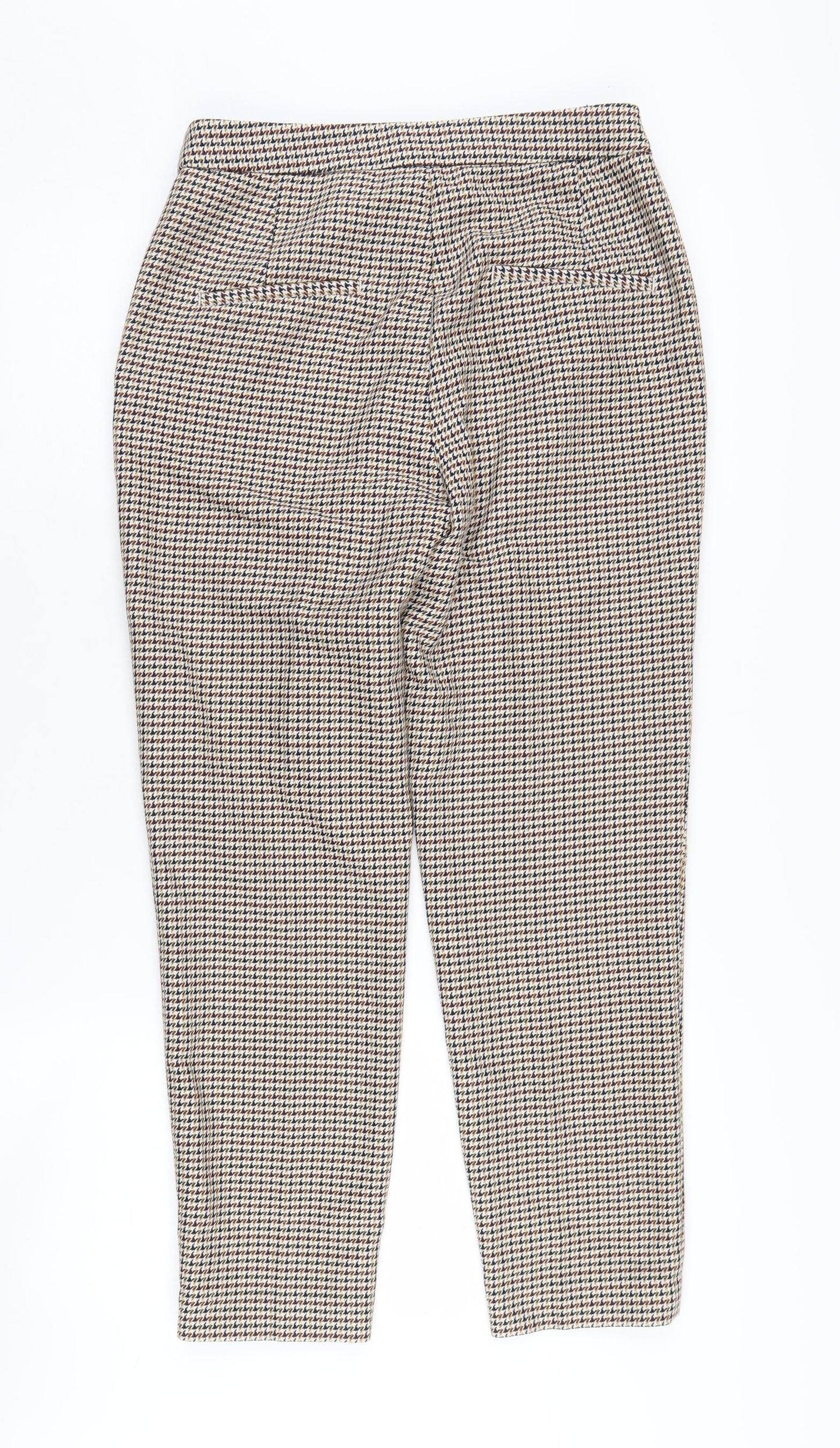 H&M Women's Multicoloured Trousers Size 8 Classic Fit