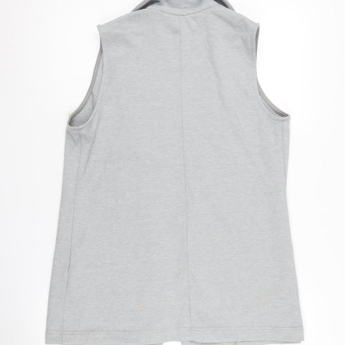 New Look Girls Grey Vest Jumper Collared Size 14-15