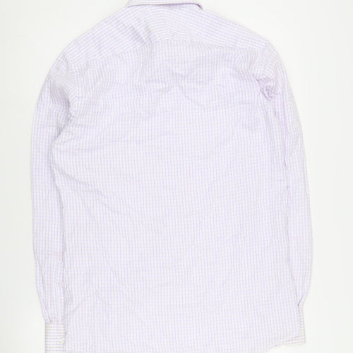 Alexandre Men's Checkered Long Sleeve Shirt 15.5