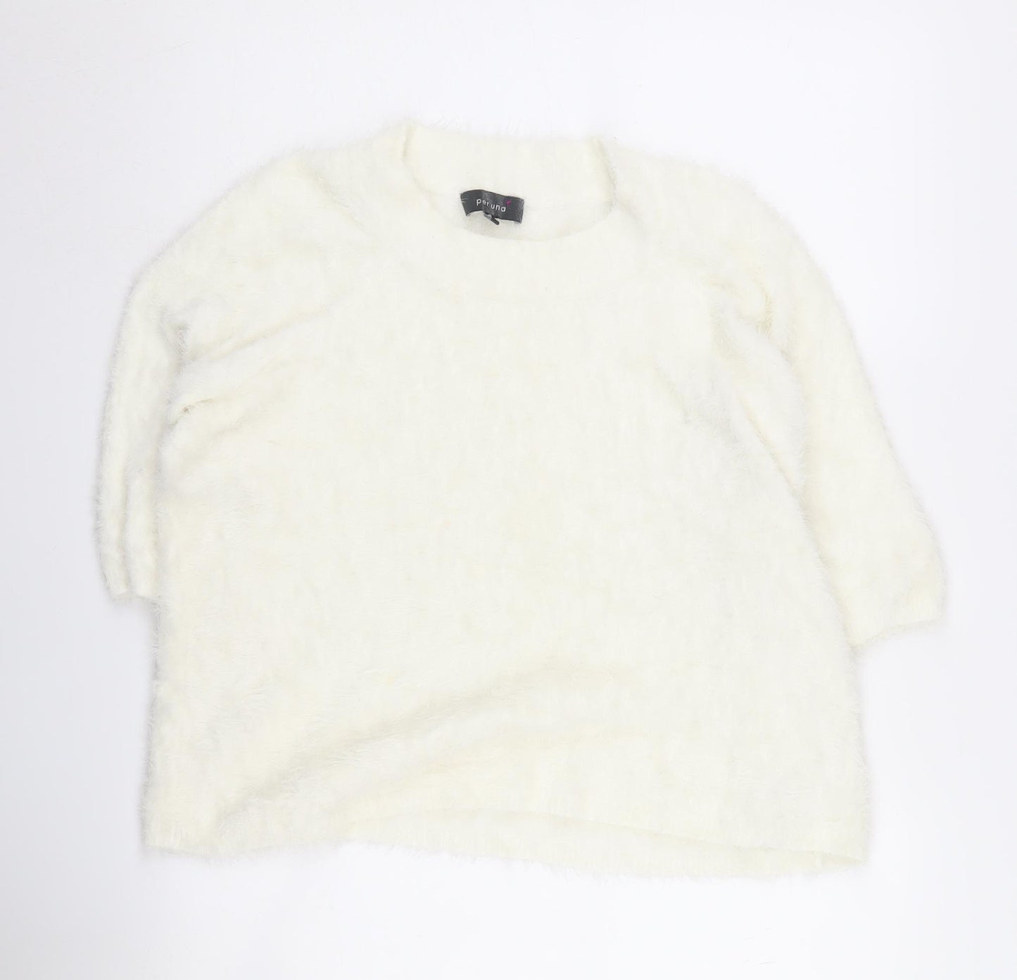 Marks and Spencer Women's Ivory Pullover Jumper - Size 16