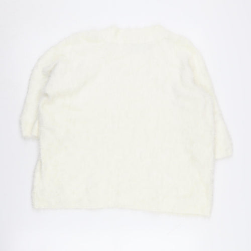 Marks and Spencer Women's Ivory Pullover Jumper - Size 16