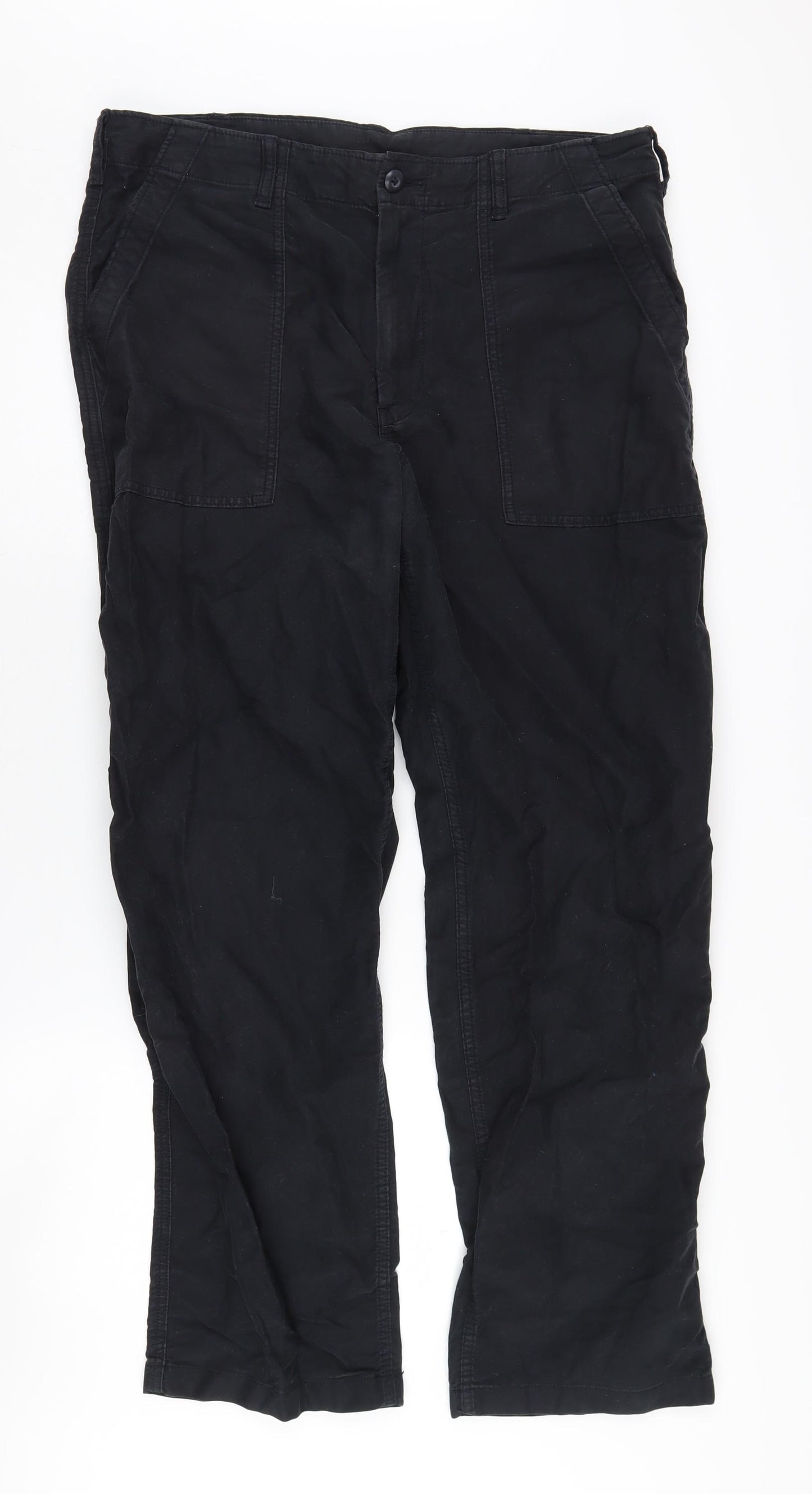 UNIQLO Men's Black Cargo Trousers L