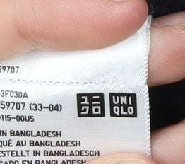 UNIQLO Men's Black Cargo Trousers L