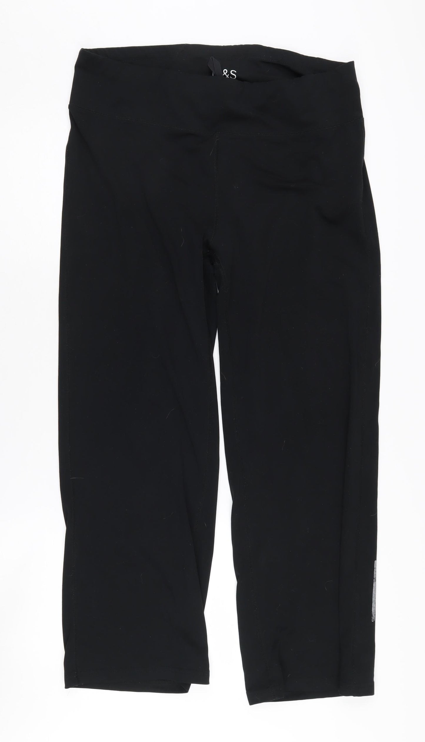 Marks and Spencer Women's Black Ankle Trousers Size 18