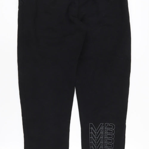 MP Unisex Black Jogger Trousers XS