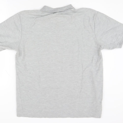 Slazenger Men's Grey Polo Shirt L
