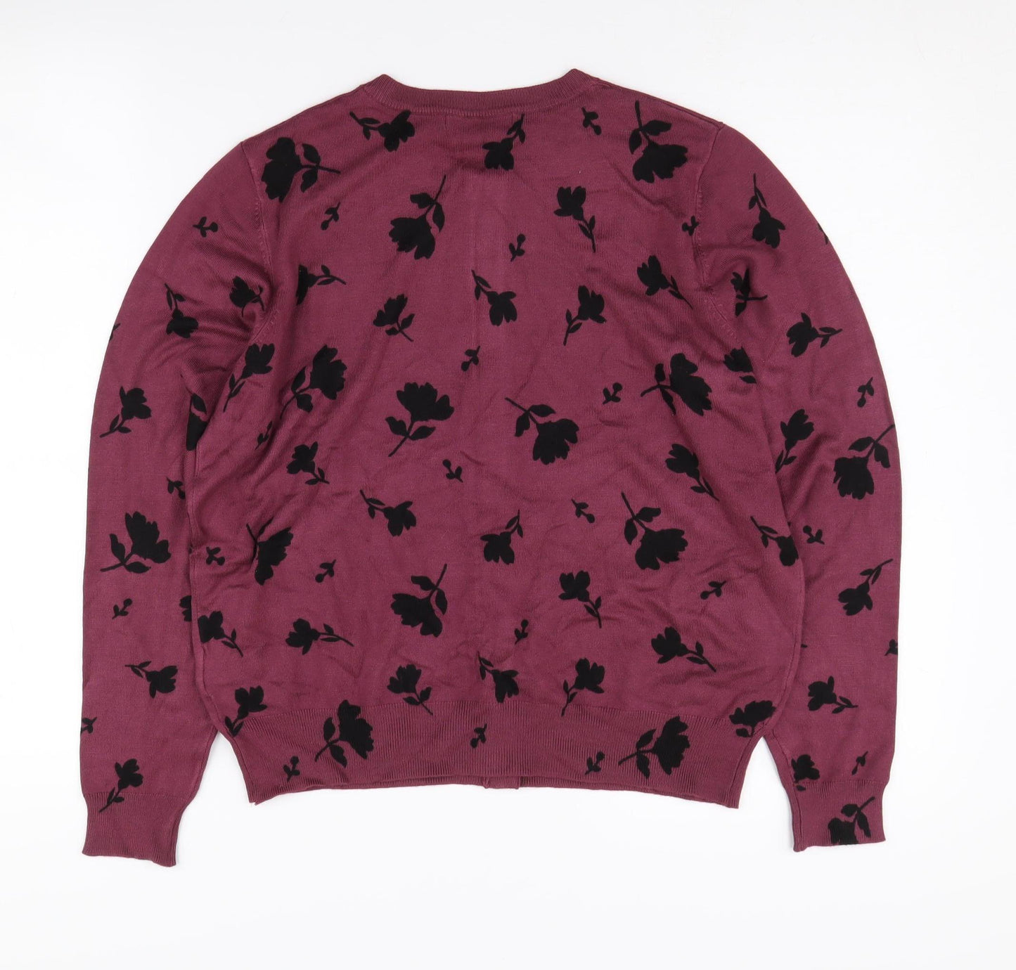 Marks and Spencer Women's Multicoloured Floral Cardigan Size 16
