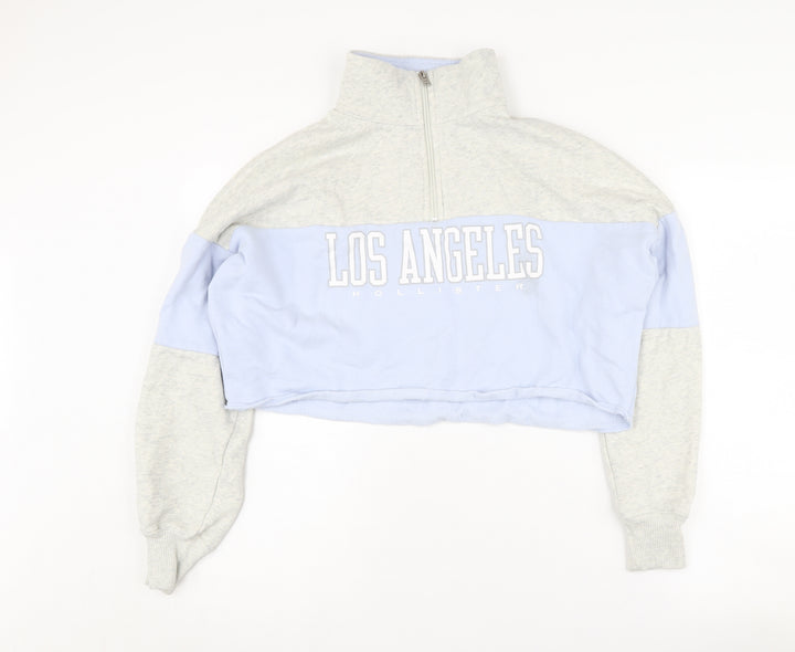 Hollister Women’s Blue Pullover Sweatshirt Size S