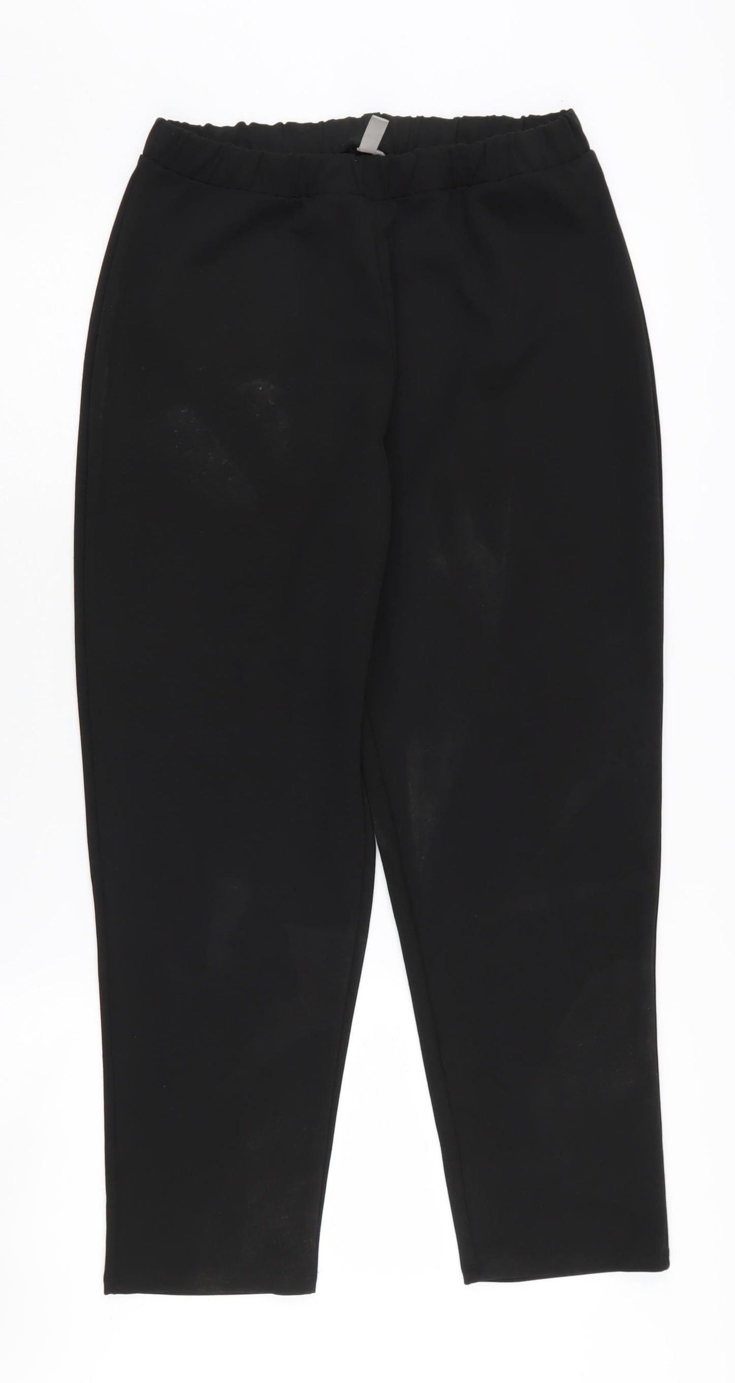 ASOS Women's Black Elastic Waist Trousers Size 10